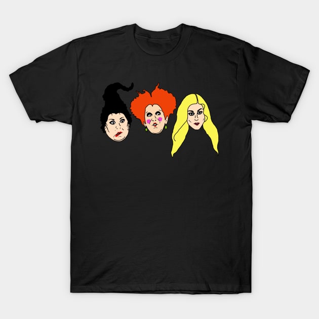 Hocus Pocus The Sanderson Sisters T-Shirt by Lydia's Green Light Closet 